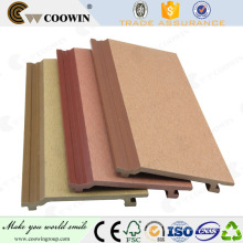 Coowin wpc producto panel de pared a prueba de agua de grano de madera